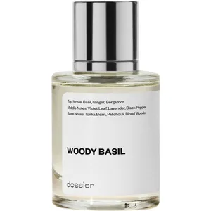 Dossier Woody Basil parfüm şişesi