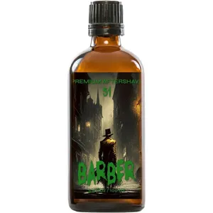Alien Shave Barber Green perfume bottle