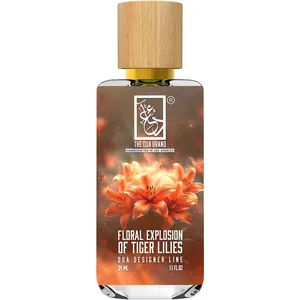 The Dua Brand Floral Explosion of Tiger Lilies perfume bottle