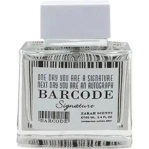 Prive Zarah Barcode Signature perfume bottle