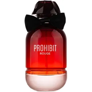 Fragrance World Prohibit Rouge parfüm şişesi