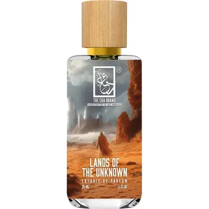 The Dua Brand Lands of the Unknown perfume bottle