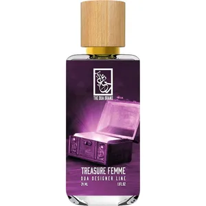 The Dua Brand Treasure Femme perfume bottle