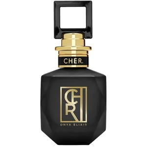 Cher. Onyx Elixir perfume bottle