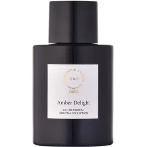 Q&A Amber Delight parfüm şişesi