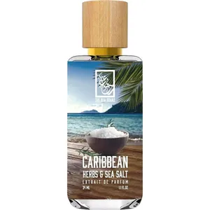 The Dua Brand Caribbean Herbs & Sea Salt perfume bottle