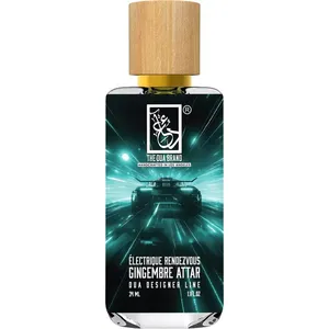 The Dua Brand Électrique Rendezvous Gingembre Attar perfume bottle