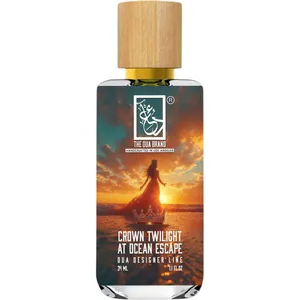 The Dua Brand Crown Twilight at Ocean Escape perfume bottle