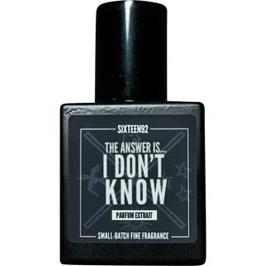 Sixteen92 The Answer Is…I Don't Know (Extrait de Parfum) parfüm şişesi