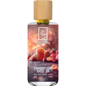 The Dua Brand Strawberrylicious Apricot Jam perfume bottle
