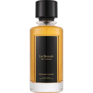 La Beauté Oriental Leather perfume bottle