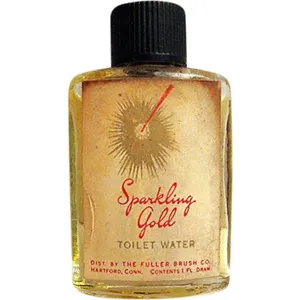 The Fuller Brush Co. Sparkling Gold parfüm şişesi