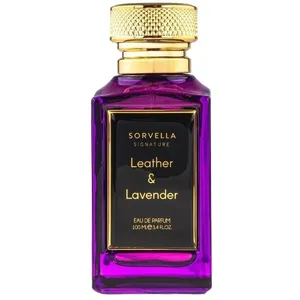 Sorvella Leather & Lavender perfume bottle