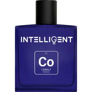 Intelligent Cobalt perfume bottle