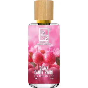 The Dua Brand Guava Candy Swirl perfume bottle