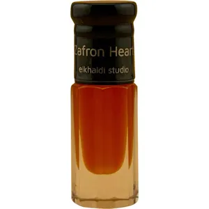 elkhaldi Zafron Heart perfume bottle