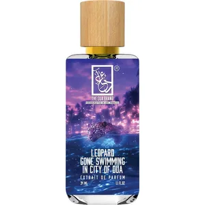 The Dua Brand Leopard Gone Swimming in City of Dua / Tiger Gone Swimming in City of Dua perfume bottle
