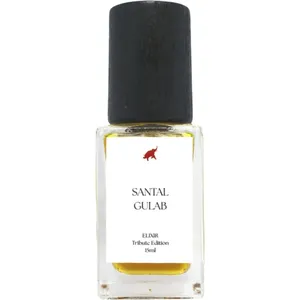 Zakir Gafur Santal Gulab perfume bottle