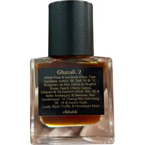 elkhaldi Ghazali. 2 perfume bottle
