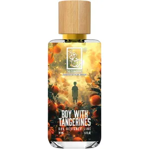 The Dua Brand Boy with Tangerines perfume bottle