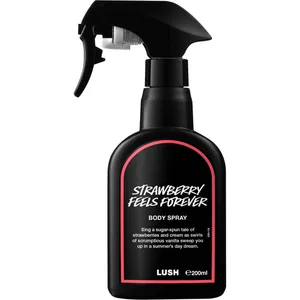 Lush Strawberry Feels Forever perfume bottle