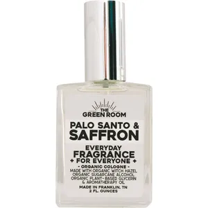 The Green Room Palo Santo & Saffron perfume bottle