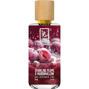 The Dua Brand Sparkling Plums & Marshmallow perfume bottle