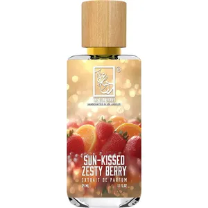 The Dua Brand Sun-Kissed Zesty Berry perfume bottle