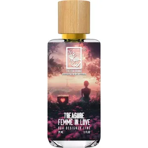 The Dua Brand Treasure Femme in Love perfume bottle