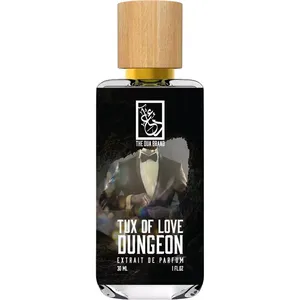 The Dua Brand Tux of Love Dungeon perfume bottle