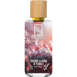 The Dua Brand Enigmoxe Illusion of Florals perfume bottle