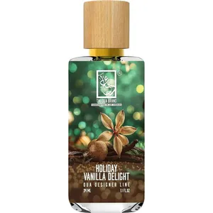 The Dua Brand Holiday Vanilla Delight perfume bottle
