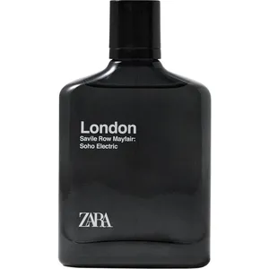 Zara London Savile Row Mayfair: Soho Electric perfume bottle