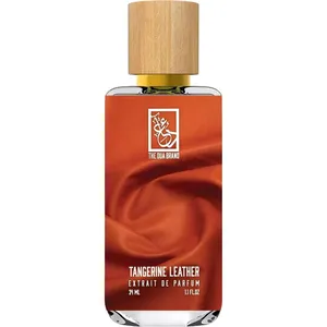 The Dua Brand Tangerine Leather perfume bottle