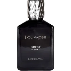Lou de Pre Great in Black perfume bottle
