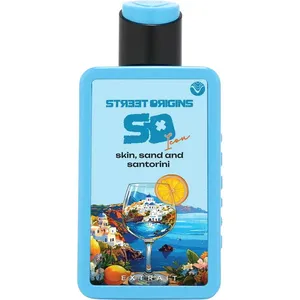 Street Origins Skin, Sand and Santorini perfume bottle