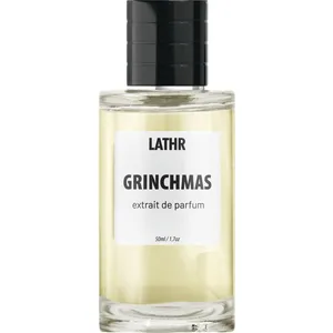 Lathr Grinchmas perfume bottle