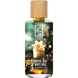 The Dua Brand Delightful Dust of White Milk perfume bottle