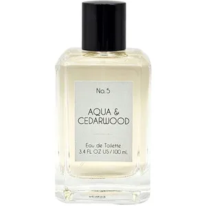 Tru Fragrance No. 5 Aqua & Cedarwood perfume bottle