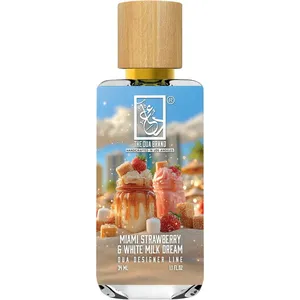 The Dua Brand Miami Strawberry & White Milk Dream perfume bottle