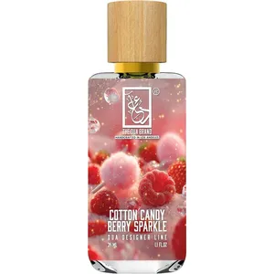 The Dua Brand Cotton Candy Berry Sparkle perfume bottle