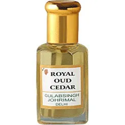 Gulabsingh Johrimal Royal Oud Cedar perfume bottle