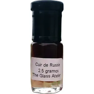 The Glass Atelier Cuir de Russie perfume bottle