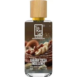 The Dua Brand Banana Cocoa Indulgence perfume bottle