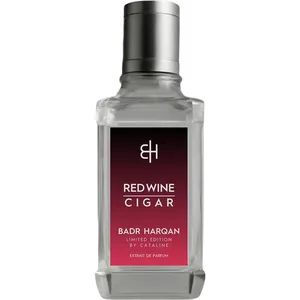 Badr Harqan Red Wine Cigar perfume bottle