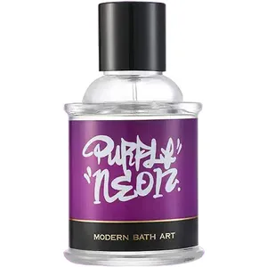 Modern Bath Art Purple Neon / 紫色霓虹灯 parfüm şişesi