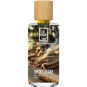 The Dua Brand Smoky Cedar perfume bottle
