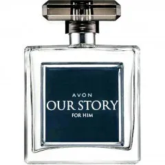Avon Our Story for Him perfume bottle