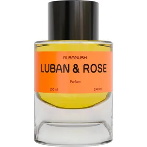AlBanush Perfume Luban & Rose parfüm şişesi