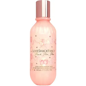 LoveShackFancy Peach Pom Pom perfume bottle